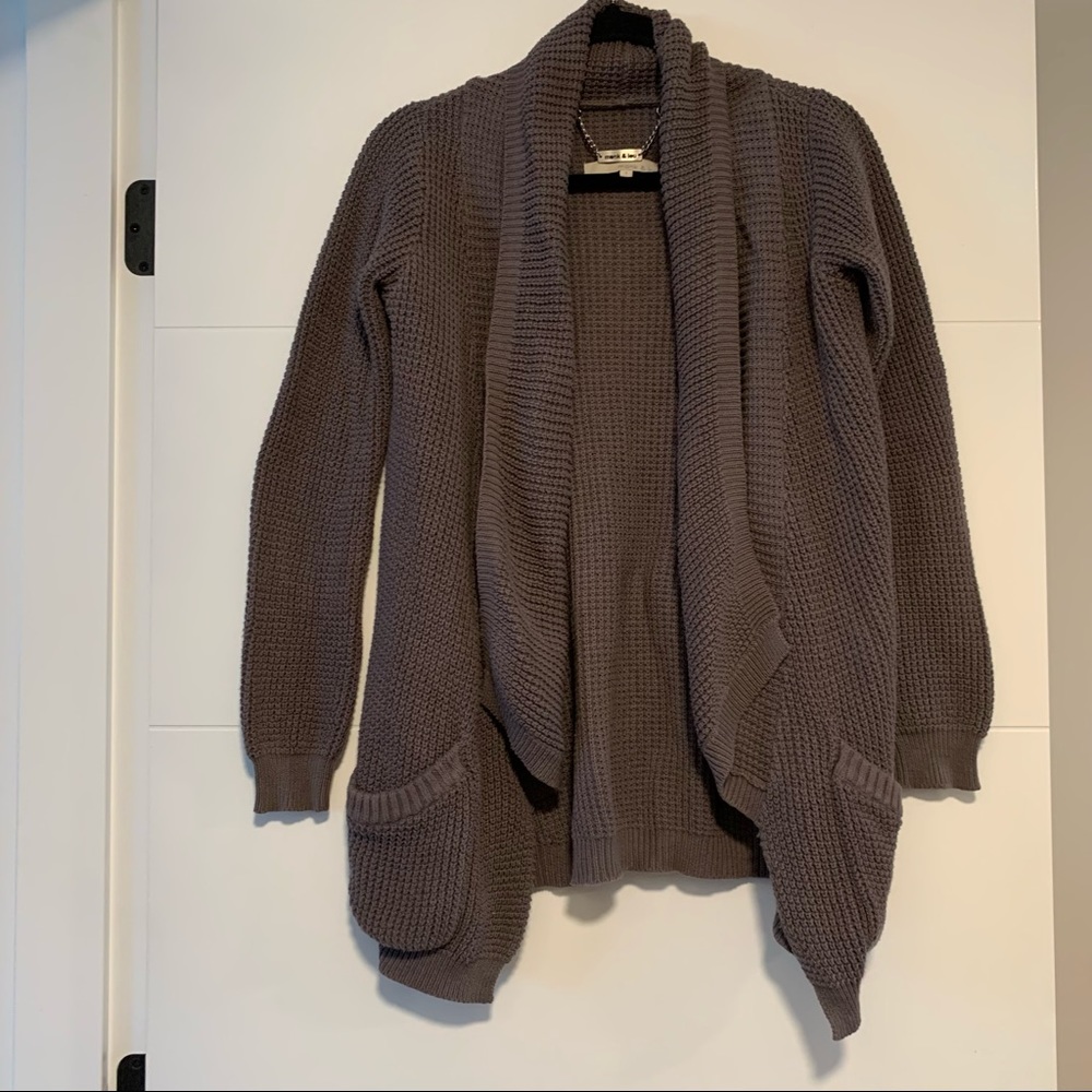 Monk & Lou | Knit Cotton Open Sweater